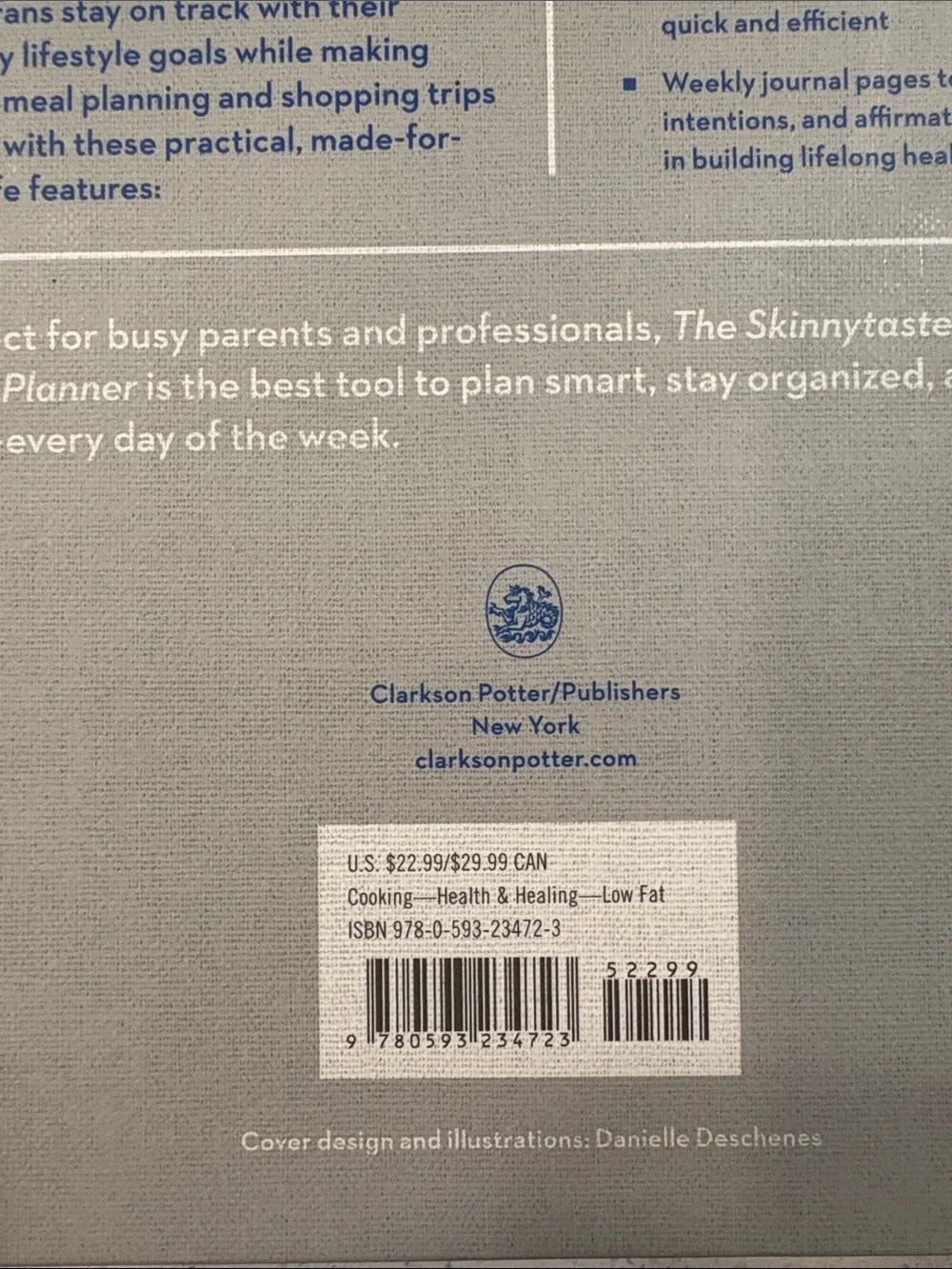 Skinny Taste Ultimate Meal Planner - Gray
